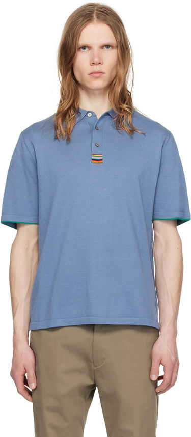 Polo tričko Paul Smith Paul Smith Knit Polo Modrá | M1R-628Y-M02309-44, 0