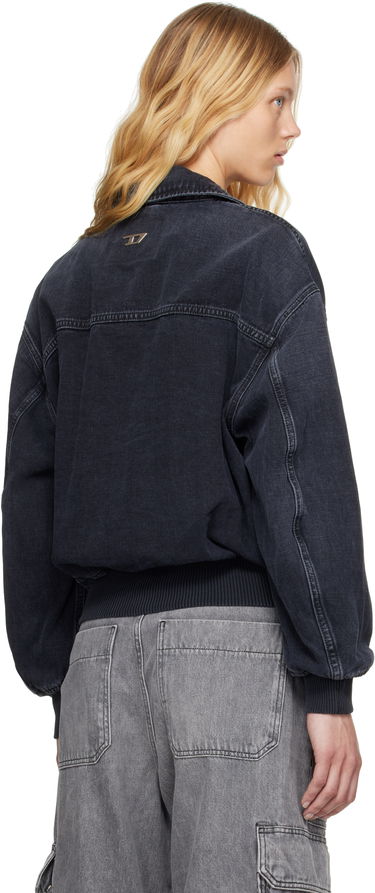 Bomber bunda Diesel D-Kurz Denim Jacket Čierna | A15780 007Z9, 2