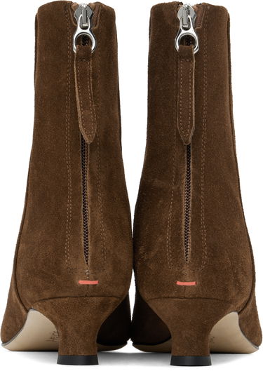 Oblečenie Aeyde Aeyde Zoe Suede Ankle Boots Hnedá | A11-AB-ZAZSS35KT-223-990-022, 1