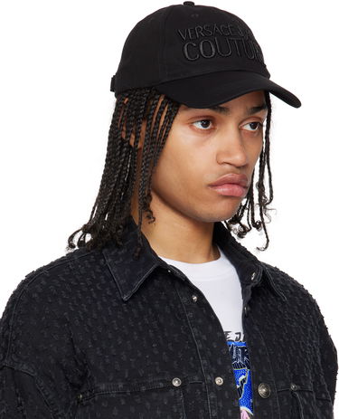 Šiltovka Versace Versace Jeans Couture Embroidered Logo Baseball Cap Čierna | E78YAZK32_EZG365, 1