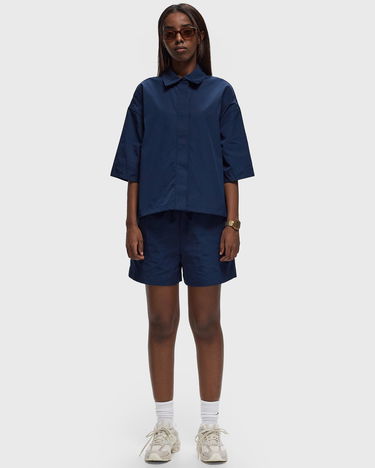 Košeľa Samsoe Samsoe Samsøe & Samsøe Salulu Cropped Short Sleeve Shirt Navy | F24200094-PAGEANT-BLUE, 1
