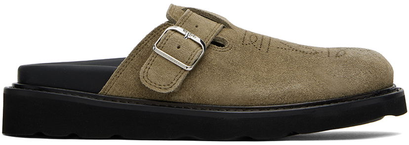 Oblečenie KENZO Kenzo Paris 'Kenzo Matto' Clogs Zelené | FE52MU050L56