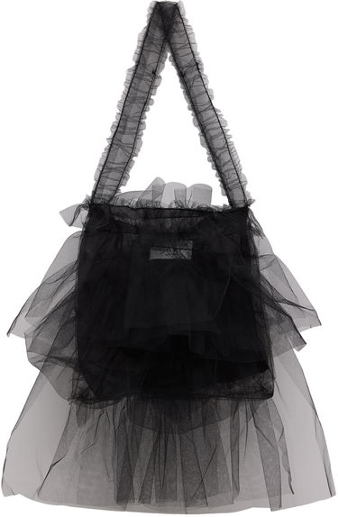 Tote bag Collina Strada Collina Strada Extra Small Mist Tulle Tote Bag Čierna | XX9019 TULLE, 0