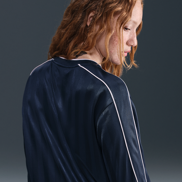 Dres Nike Polyester Pinstripe Long-Sleeve Jersey 1972 Edition Navy | IM7452-410, 3