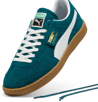 Tenisky a topánky Puma Super Team SD Zelené | 398528-01, 5