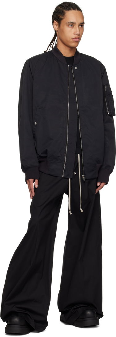 Bomber bunda Rick Owens Rick Owens DRKSHDW Hollywood Classic Flight Bomber Jacket Čierna | DU01E3774 MU, 3