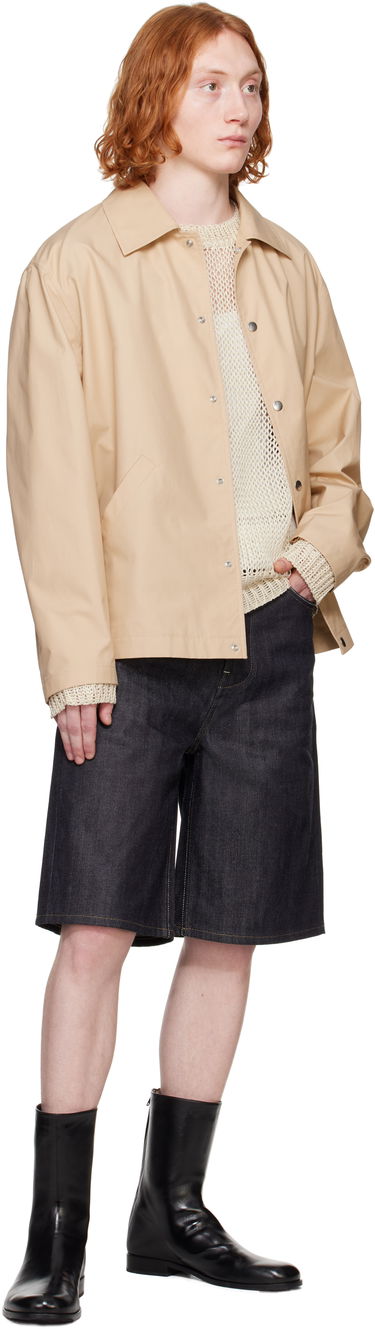 Vetrovka Jil Sander Jil Sander Logo Jacket Béžová | J23BN0003_J45026, 3