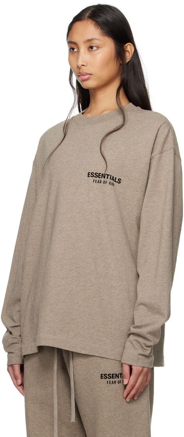 Mikina Fear of God ESSENTIALS Classic Long Sleeve T-Shirt Šedá | 125AS254201F, 3