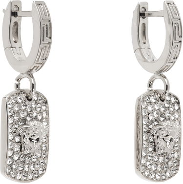 Náušnice Versace Medusa Hoop Earrings "Silver" Metalická | 1014087_1A00621_4JEE0, 1