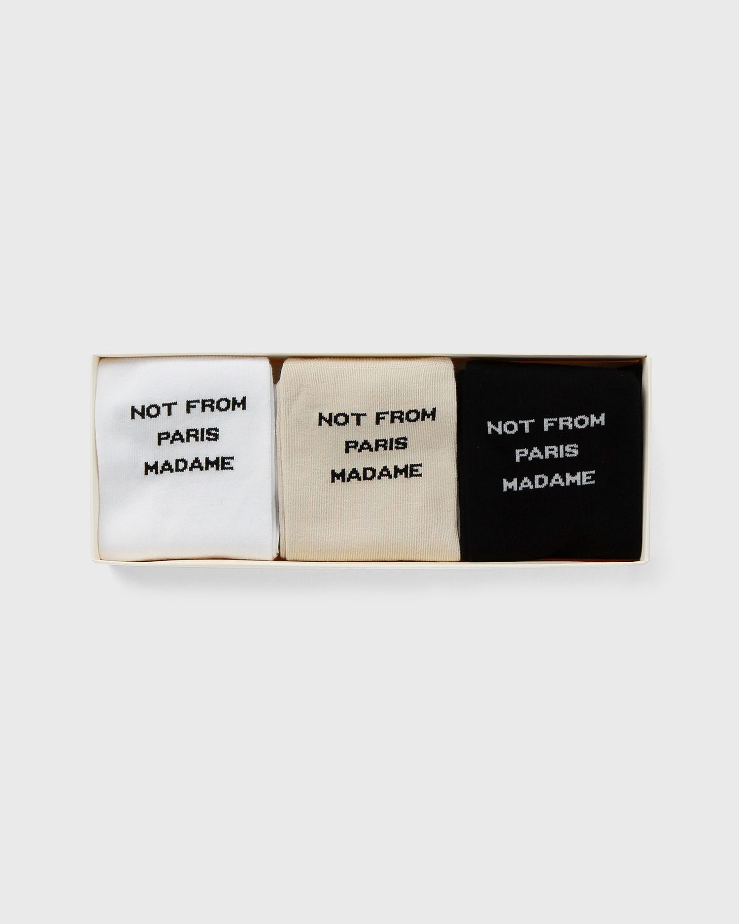 Ponožky Drôle de Monsieur Le Pack de Chaussettes Slogan Rôznofarebný | PERM-SK101-CO024-MC, 0