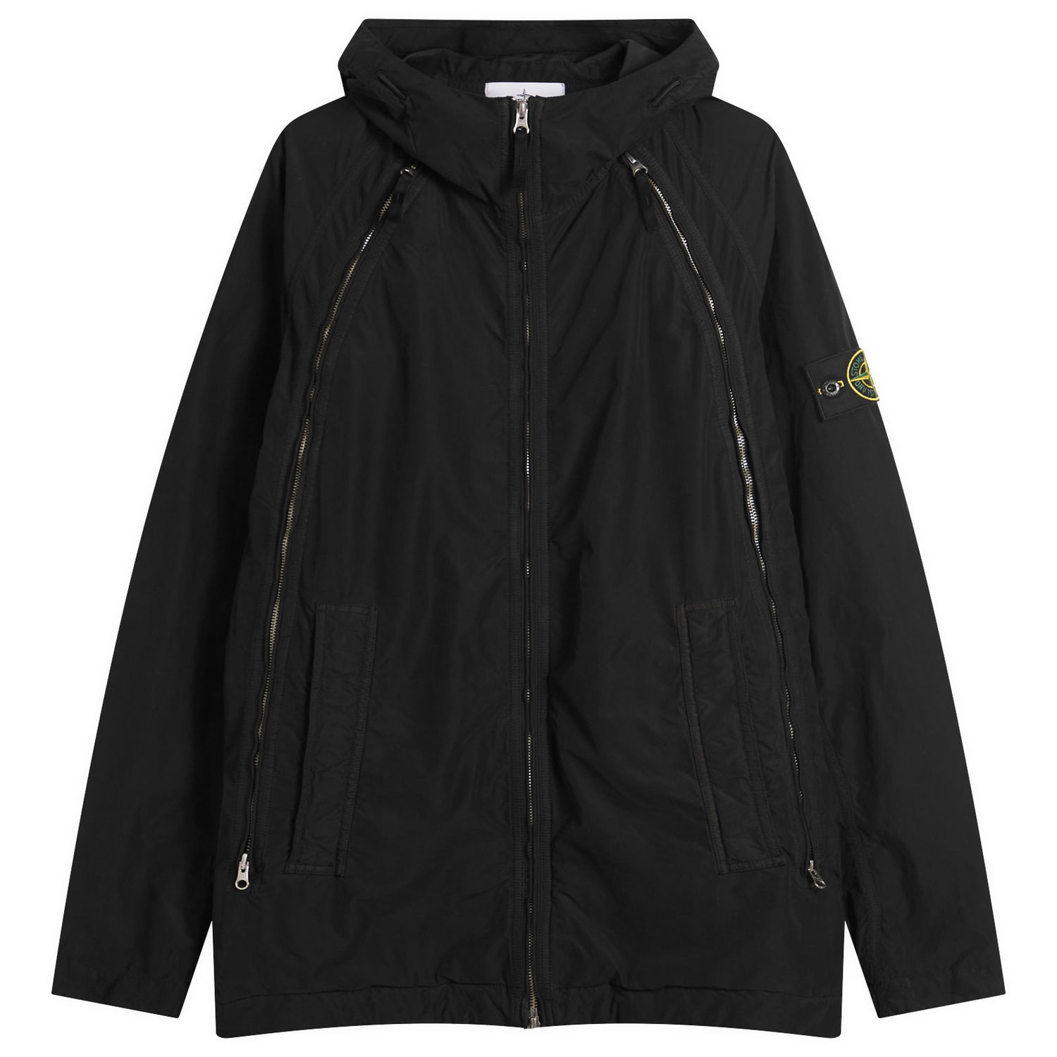 Bunda Stone Island David Light-TC Hooded Jacket, Size Large Čierna | K2S15Q100013-V0029, 1