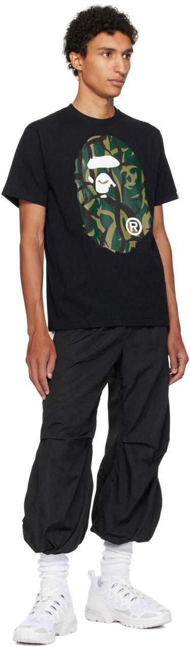 Tričko BAPE Trial Camo Big Ape Head Tee Čierna | 001TEL301034M, 3