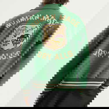 Bomber bunda Human Made Patched Striped Military Jacket Zelené | HM30JK018-GRN, 3