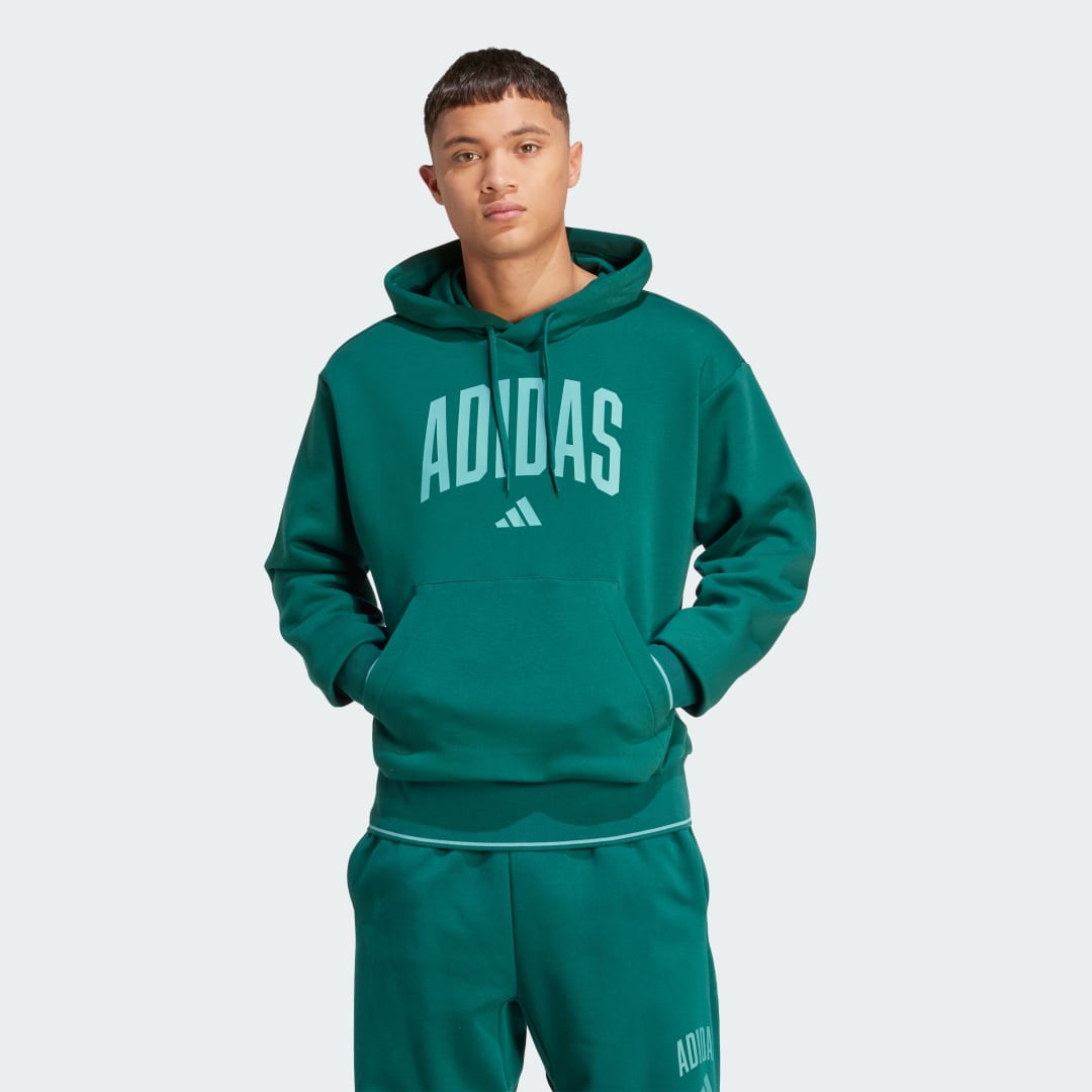 Mikina adidas Performance Hoodie Zelené | KC3873, 0