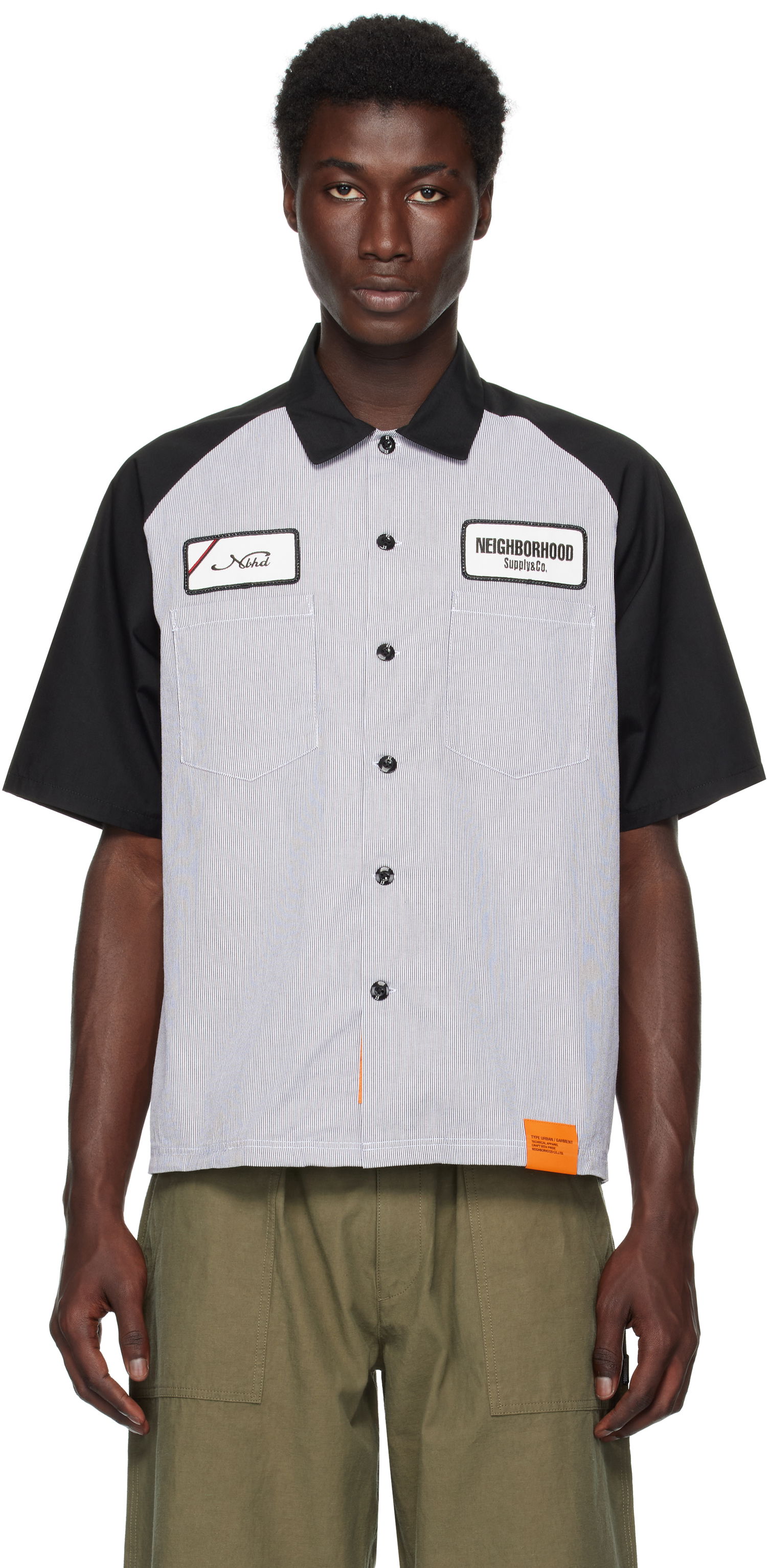 Košeľa Neighborhood Neighborhood Classic Work Shirt Čierna | 251TSNH-SHM04, 0