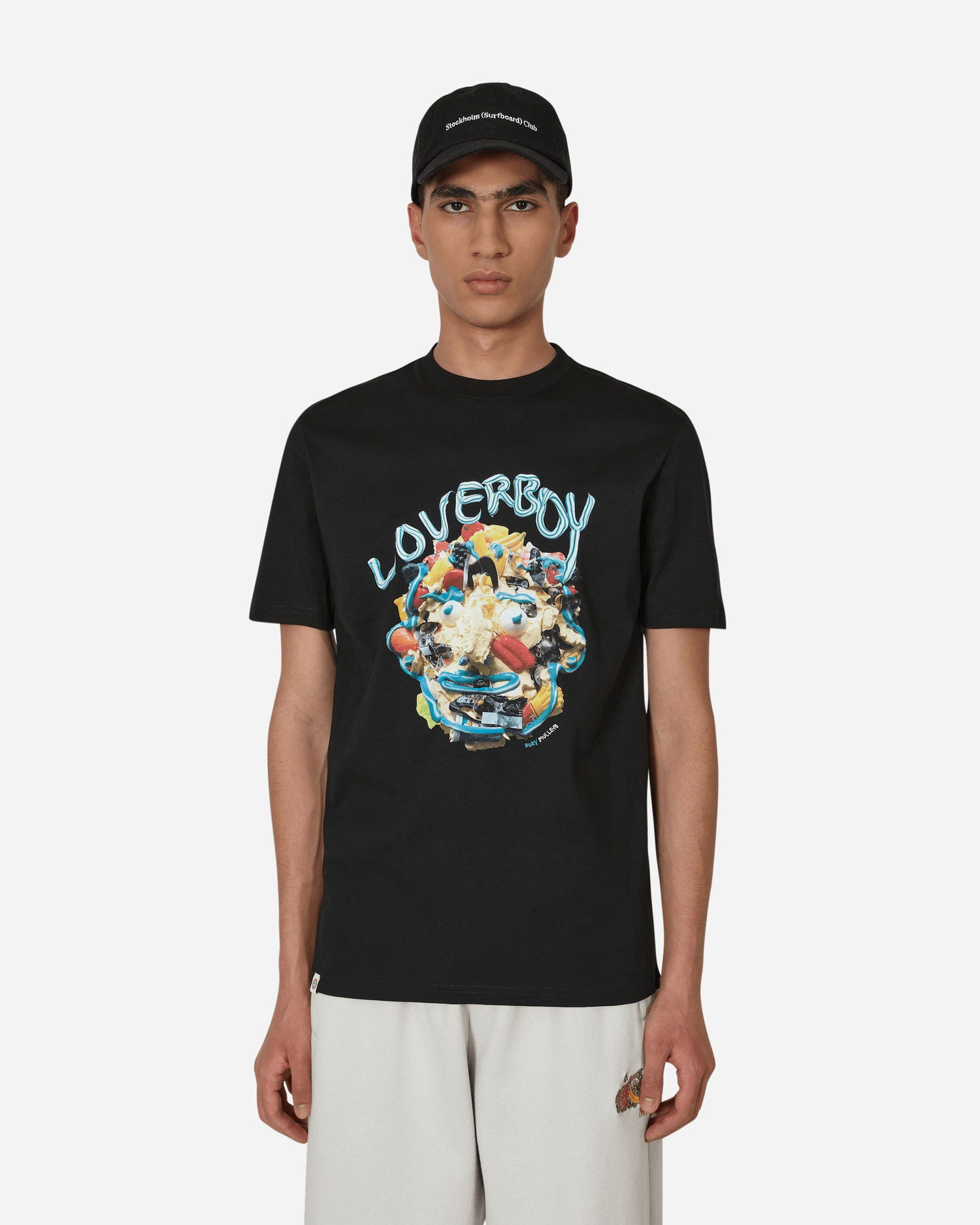 Tričko Charles Jeffrey Loverboy Face T-Shirt Čierna | CJLAW22FT BLACK, 0