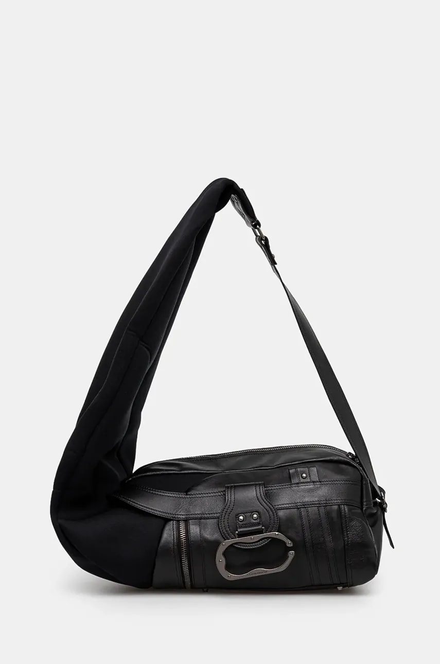 Taška cez rameno Ottolinger Ottolinger Neoprene Leather Bag Čierna | 1272101921, 0