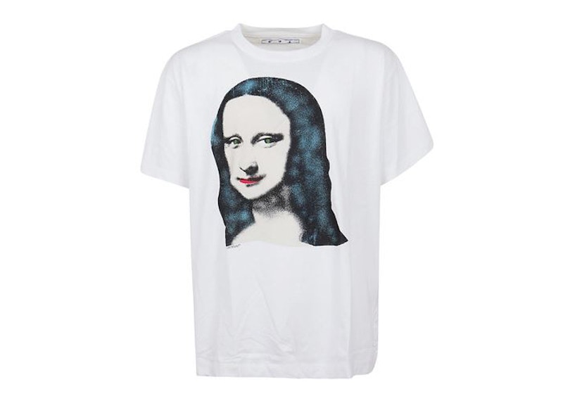 Tričko Off-White Mona Lisa Over T-Shirt Biela | OMAA038E20JER0100110, 0