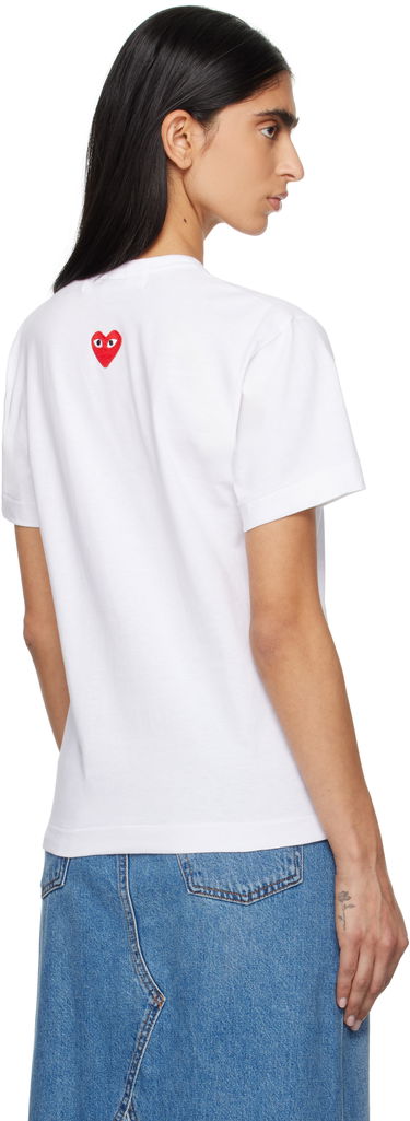 Tričko Comme des Garçons COMME des GARÇONS PLAY Heart T-Shirt Biela | T340, 2