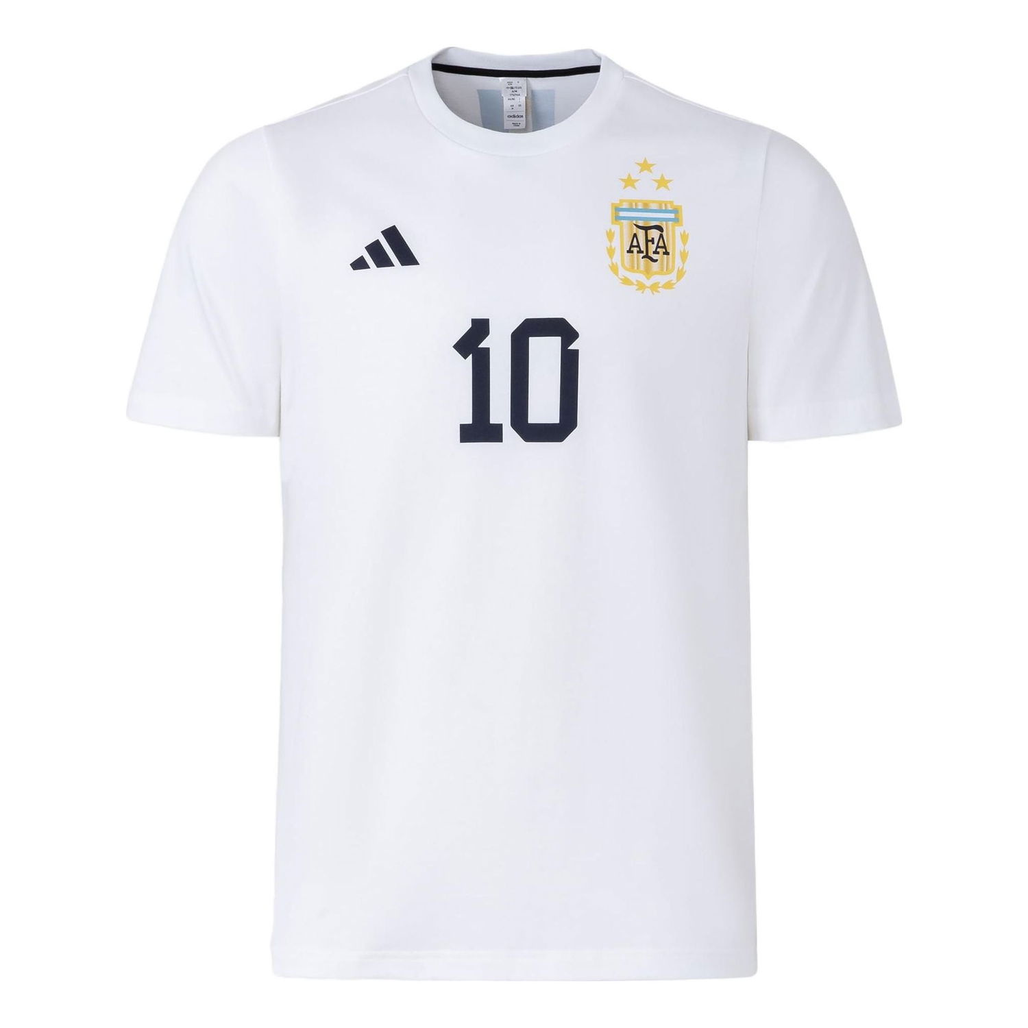 Tričko adidas Originals Messi Name And Number Tee Biela | IW3614, 0