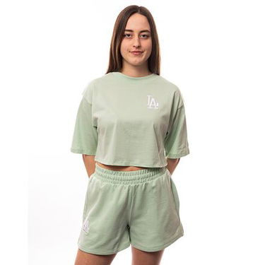Crop Top New Era MLB Le Crop Tee Los Angeles Dodgers Fresh Zelené | 60435325, 0