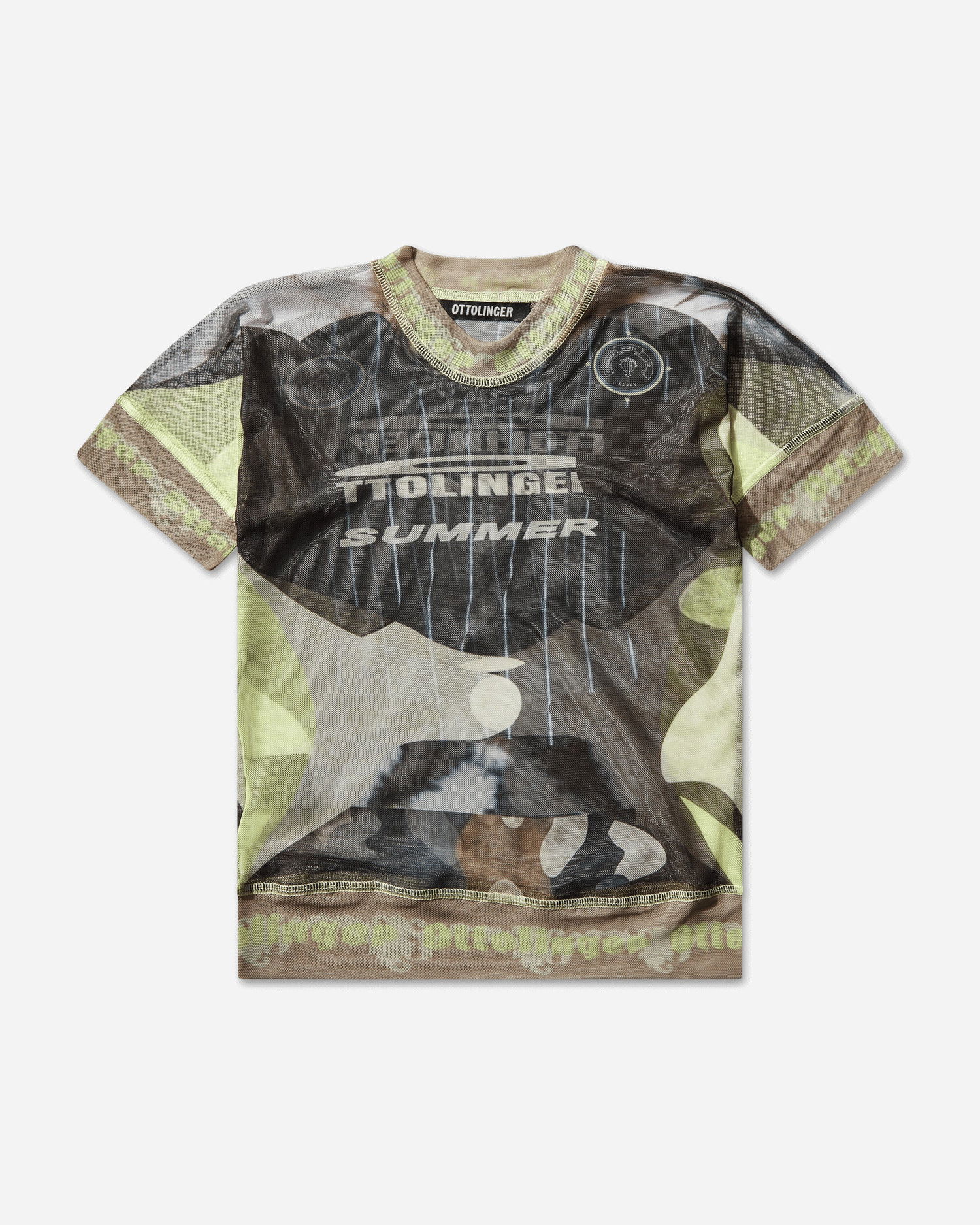 Tričko Ottolinger Ottolinger Summer Morph Camo Mesh T-Shirt Rôznofarebný | 101-100401-06 PRI, 1