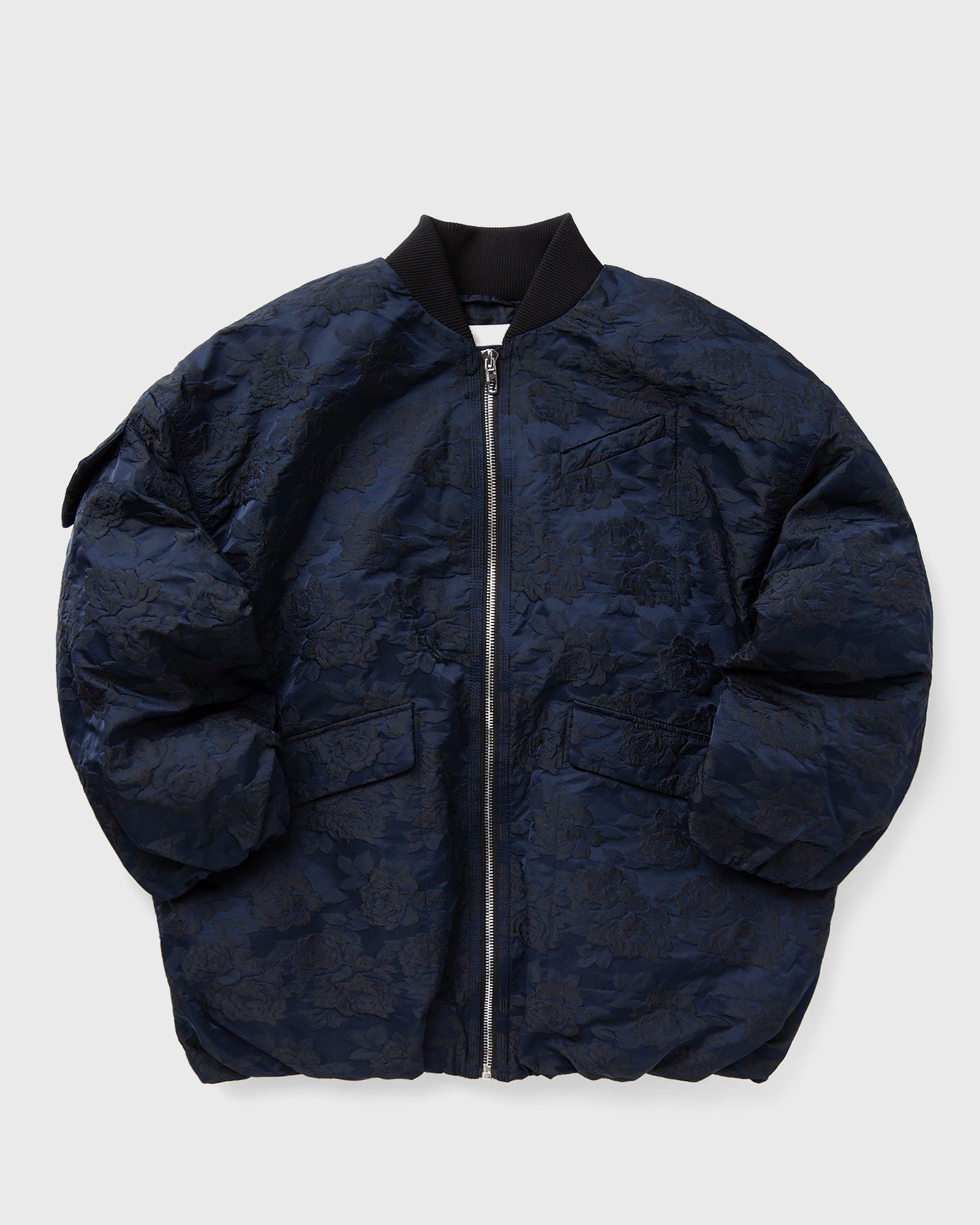 Botanical Jacquard Bomber Jacket