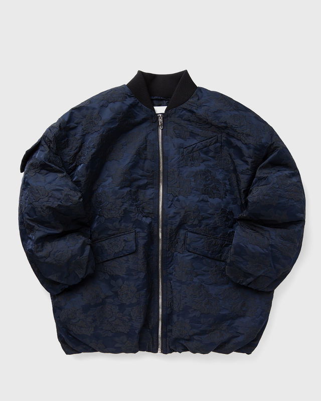 Botanical Jacquard Bomber Jacket