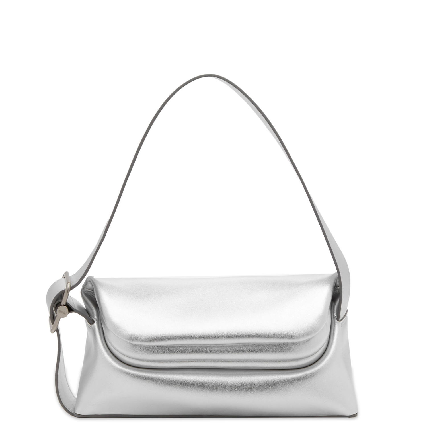 Taška cez rameno OSOI Folded Shoulder Bag Metalická | 23SB010-16-03, 0