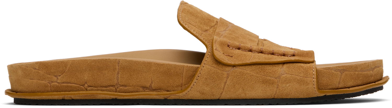 Plavky Jacquemus Jacquemus Suede Loafer Sandals Hnedá | 25E251FO172-4355, 0