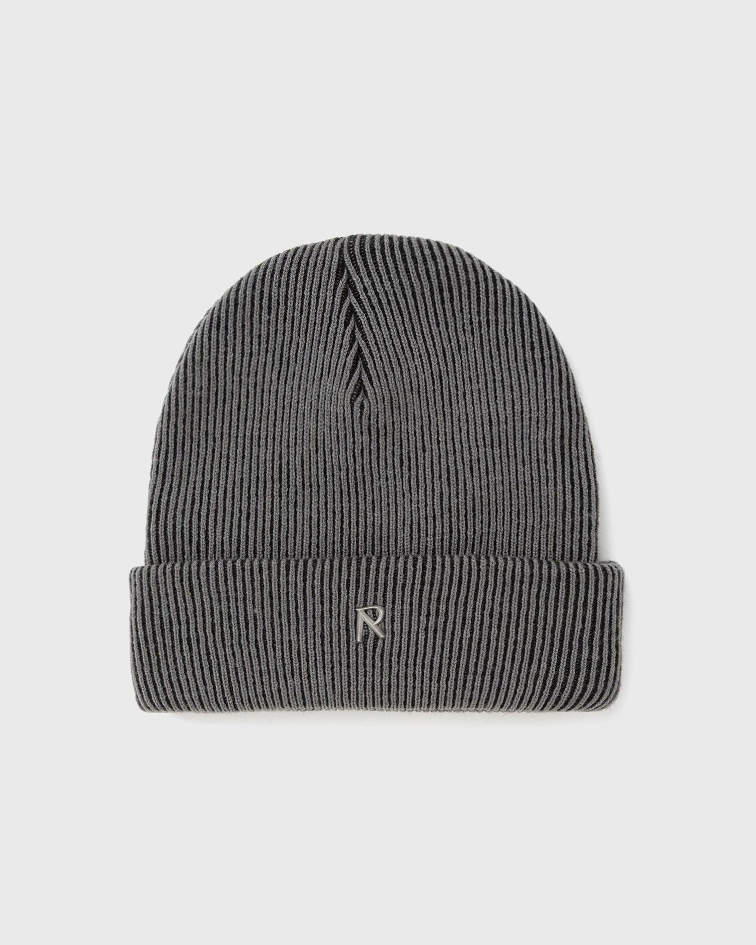 Kulicha Represent Clo Fold-Up Rib Knit Beanie Šedá | MLM100354-47, 0