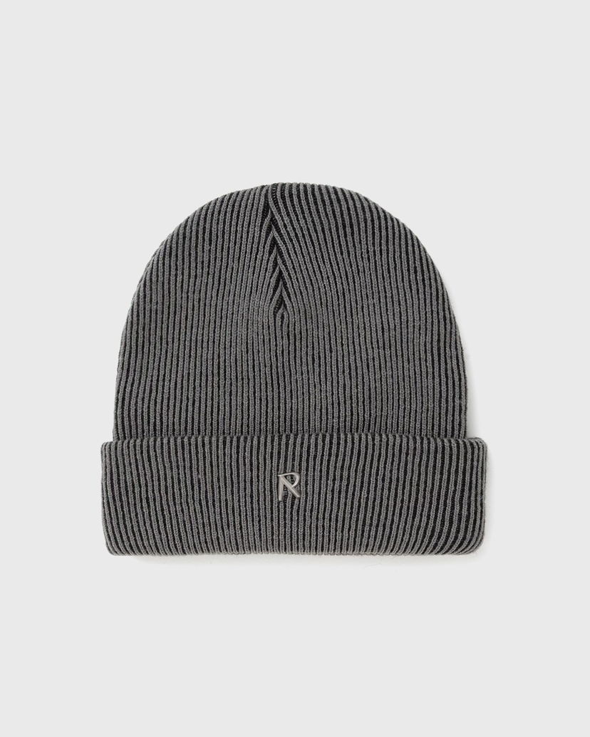 Kulicha Represent Clo Fold-Up Rib Knit Beanie Šedá | MLM100354-47