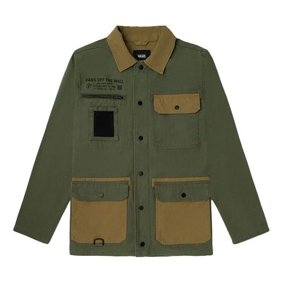 Bunda Vans Vans Splicing Cargo Coach Jacket Zelené | VN0A4RQ4Z5E, 0