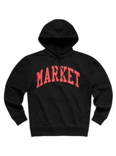 Mikina MARKET Arc Puff Hoodie Čierna | 397000194/0001