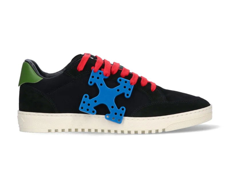 Tenisky a topánky Off-White Vulcanized 5.0 Low Top Arrows Hang Tag Black Blue Green Red Čierna | OMIA227S22LEA0011045, 0