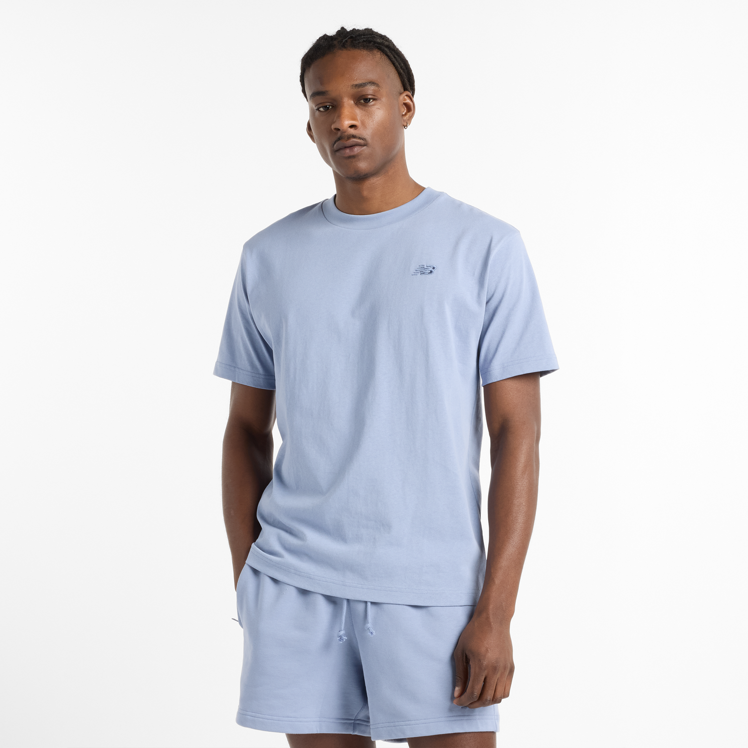 Tričko New Balance Men's Tee Modrá | NBMT41533DUS, 0