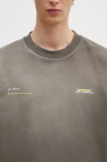 Mikina Represent Clo Represent Patron Of The Club Graphic Print Sweatshirt Šedá | MLM4272.16, 3