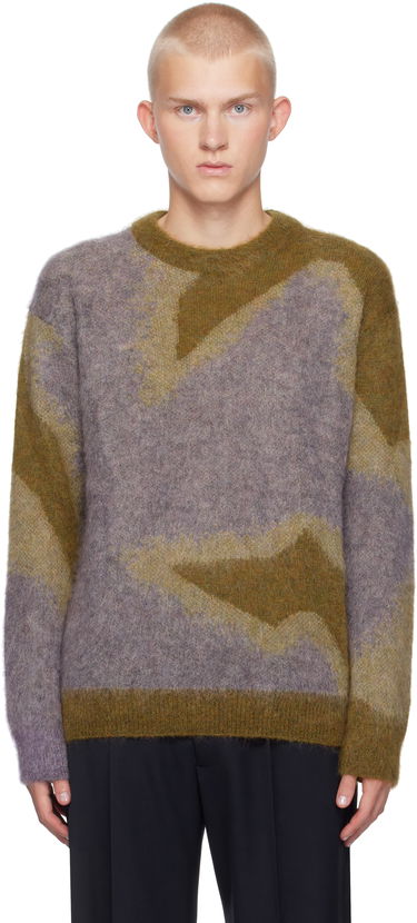 Sveter Paul Smith Paul Smith Photogram Leaves Mohair-Blend Sweater Rôznofarebný | M1R-923Y-N02512-10, 0