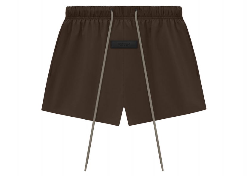 Šortky Fear of God Core Collection Nylon Running Short Wood Hnedá | 160SU243016FW