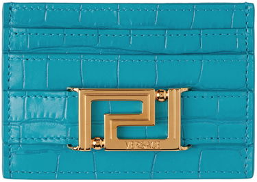 Peňaženka Versace Greca Goddess Card Holder Modrá | 1007218_1A08724, 0