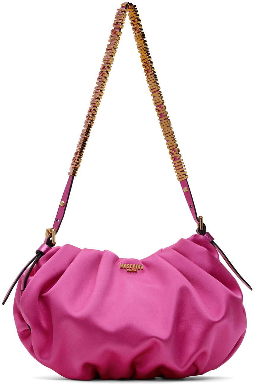 Kabelka Moschino Mini Lettering Shoulder Bag Ružová | 7523 8220 A1199, 0