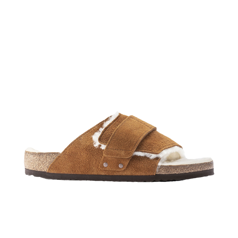 Tenisky a topánky Birkenstock Kyoto Shearling Suede Mink Hnedá | 1023202/1023228