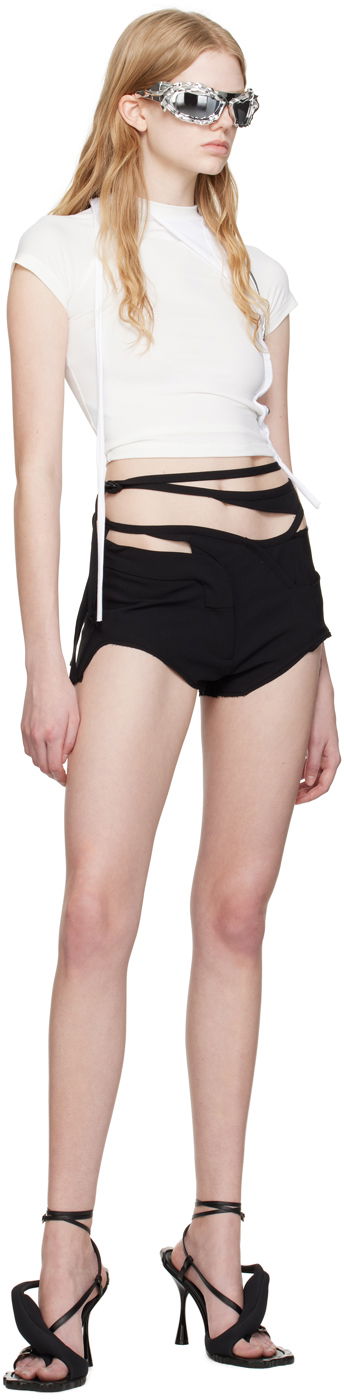 Crop Top Ottolinger Ottolinger Deconstructed T-Shirt Biela | 404705, 3