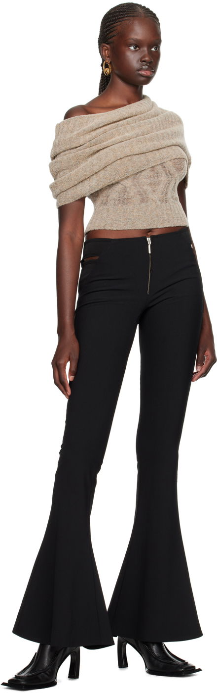 Gaultier KNWLS Cutout Flare Trousers