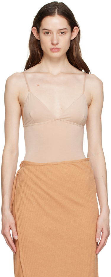 Body Baserange Sleeveless Slim-Fit Bodysuit Béžová | ONMI, 0