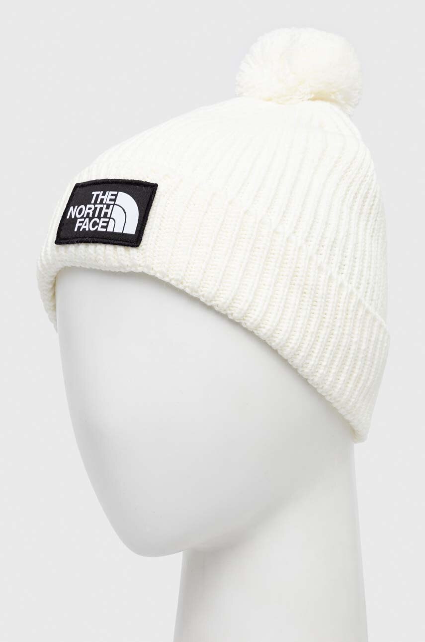 Kulicha The North Face TNF Logo Box Pom Beanie Biela | NF0A3FN3N3N1, 1