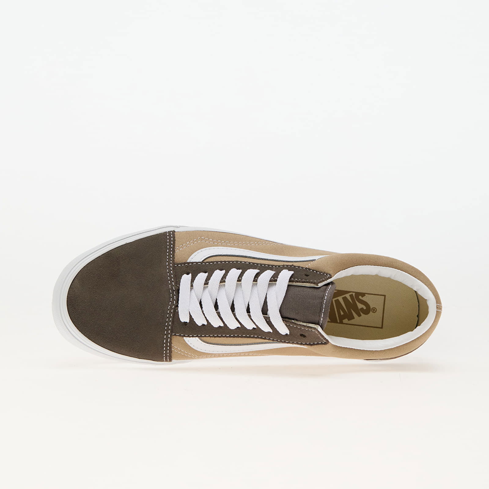 Old Skool Canvas Suede Shoes (brown) Unisex Brown, Size 2.5