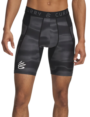 Šortky Under Armour UA Curry HG Printed Compression Shorts Čierna | 1379829-003, 0