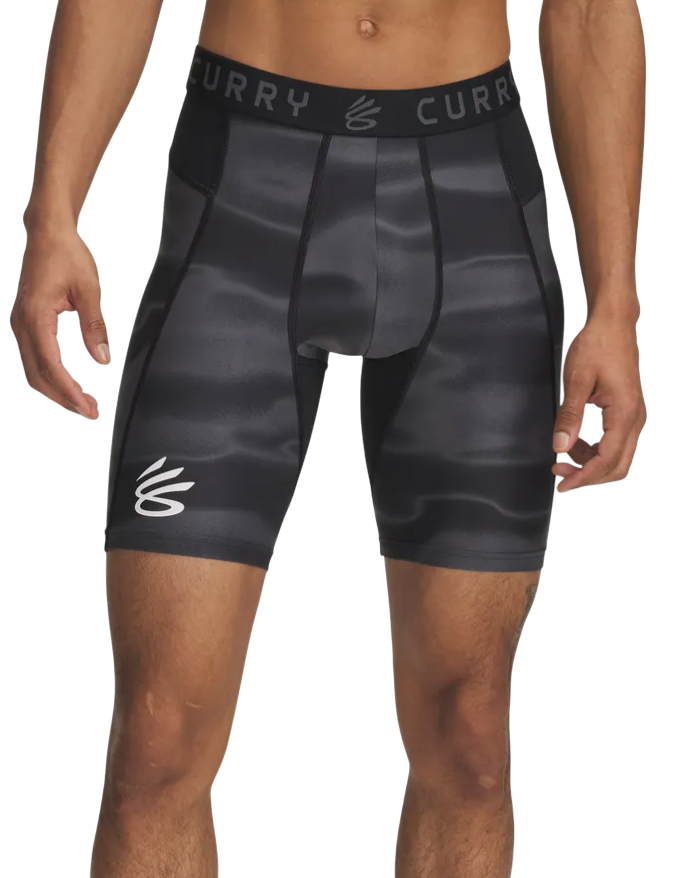 Šortky Under Armour UA Curry HG Printed Compression Shorts Čierna | 1379829-003