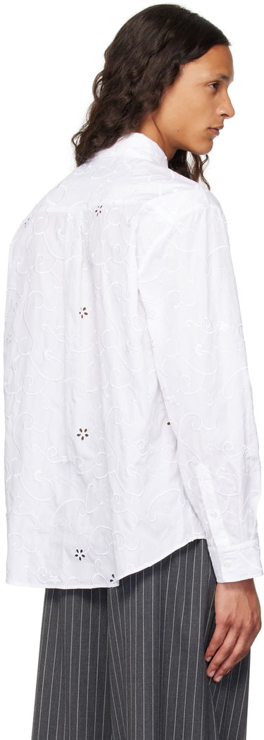 Košeľa Simone Rocha Simone Rocha Classic Fit Embroidered Shirt Biela | 5281 1023, 2